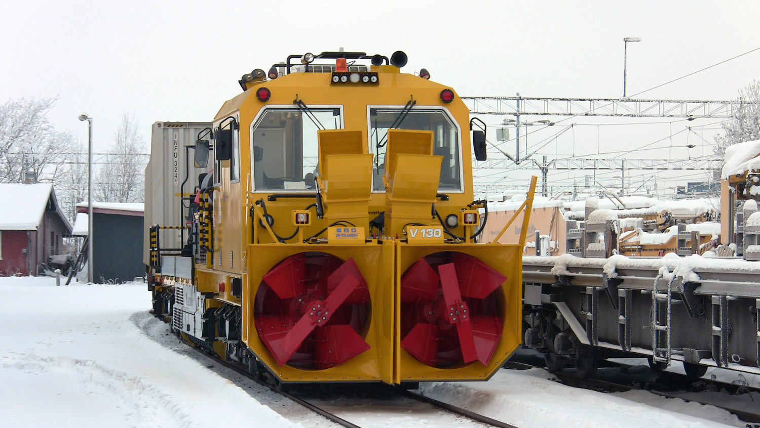 Tesmec TSNC700 Railway Solution for Snow Removal